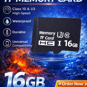 TF Class 10 A1 16GB Micro SD Memory Card – High Speed Storage for Mobile, Camera & Devices