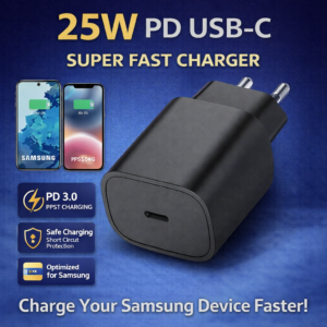 25W PD USB-C Super Fast Wall Charger Adapter for Samsung Mobile