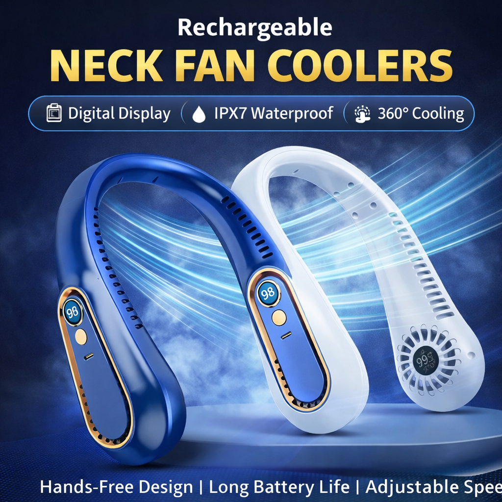 Ultra Mini Animal Fan with Mirror Foldable Rechargeable Fan