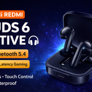 Mi Redmi Buds 6 Active TWS Wireless Earbuds Bluetooth 5.4 Sports Gaming Earphones