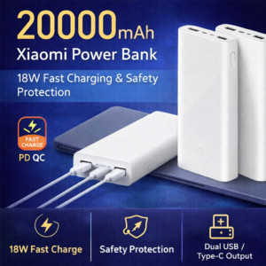 Mi Power Bank 20000mAh Original Xiaomi (18W Fast Charge)