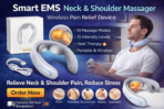 Smart EMS Neck & Shoulder Massager – Electric Pain Relief Device in Bangladesh