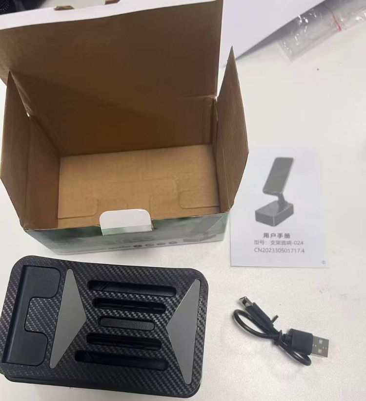 3-in-1 Bluetooth Speaker Phone Stand with Power Bank & 360° Rotation - Image 2