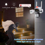 IPC360 Home 16MP Four Lens Wireless WiFi Outdoor 360° Security CCTV Camera - Image 5