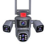 IPC360 Home 16MP Four Lens Wireless WiFi Outdoor 360° Security CCTV Camera - Image 2