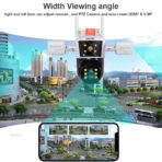 IPC360 Home 16MP Four Lens Wireless WiFi Outdoor 360° Security CCTV Camera - Image 4