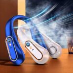 Ultra Mini Animal Fan with Mirror Foldable Rechargeable Fan - Image 4