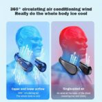 Ultra Mini Animal Fan with Mirror Foldable Rechargeable Fan - Image 5