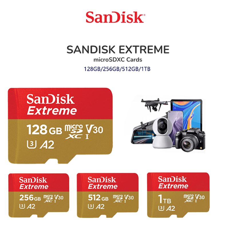 SanDisk Extreme 128GB microSD Memory Card – Up to 190MB/s Read, 130MB/s Write, 4K UHD - Image 3