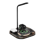 3-in-1 Wireless Charger Night Light for Phone, Watch & Earbuds Desk Lamp - Image 2