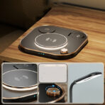 3-in-1 Wireless Charger Night Light for Phone, Watch & Earbuds Desk Lamp - Image 3