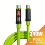 240W Type-C to Type-C Fast Charging Cable with Digital Display | 40Gbps High-Speed Data Cable - Image 3
