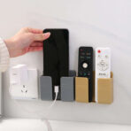 Wall Mounted Organizer Storage Box for Mobile Phone & Remote | Charging Holder Stand - Image 5
