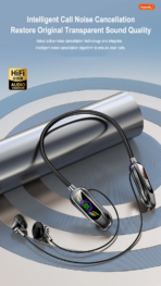 LY-19 Wireless In-Ear Sports Neckband Type-C HIFI Stereo Noise Reduction Earphones - Image 5