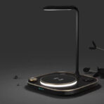 3-in-1 Wireless Charger Night Light for Phone, Watch & Earbuds Desk Lamp - Image 6