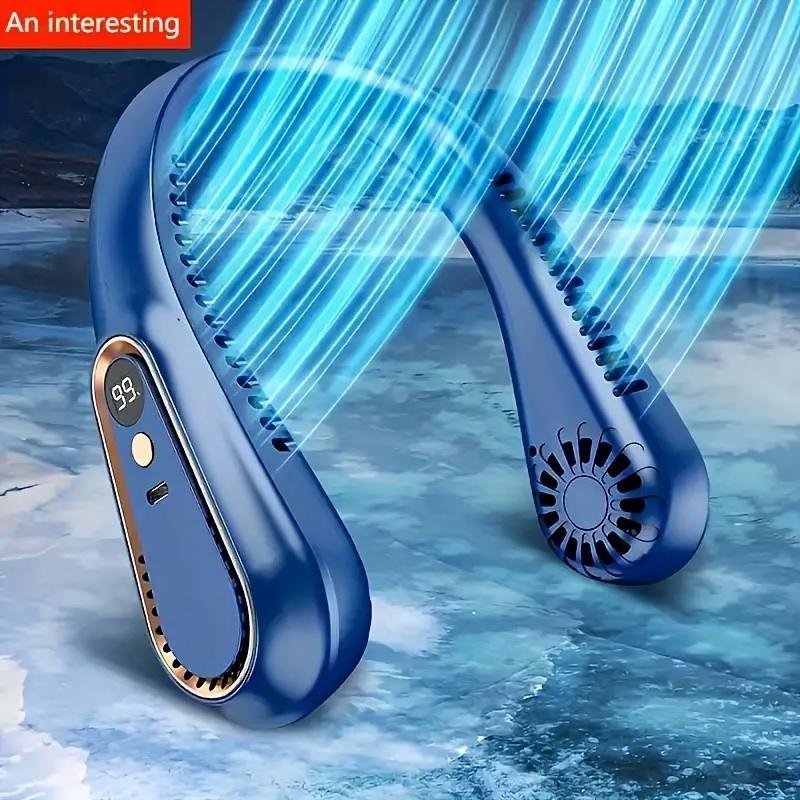 Ultra Mini Animal Fan with Mirror Foldable Rechargeable Fan - Image 6