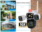 IPC360 Home 16MP Four Lens Wireless WiFi Outdoor 360° Security CCTV Camera - Image 6