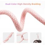 PD 60W USB-C to USB-C Braided Fast Charging Data Cable (Type-C) - Image 6
