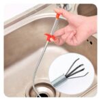 Sink Tub Dredge Catcher Sewer Tool | Flexible Spring Drain Cleaner 60cm - Image 3